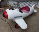 Vintage FULL SIZE Metal AIRPLANE Pedal Car Steelcraft Unrestored