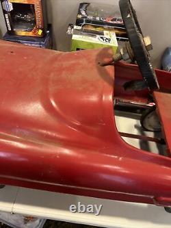 Vintage FULL SIZE Pedal Car GARTON 1960s Fire Department Bare Bones