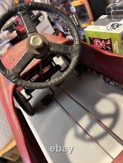 Vintage FULL SIZE Pedal Car GARTON 1960s Fire Department Bare Bones