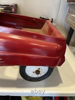 Vintage FULL SIZE Pedal Car GARTON 1960s Fire Department Bare Bones