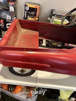 Vintage FULL SIZE Pedal Car GARTON 1960s Fire Department Bare Bones