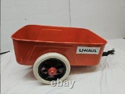 Vintage FULL SIZE Pedal Car GARTON Uhaul Trailer Transportation Collectible