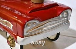 Vintage FULL SIZE Restored Pedal Car GARTON 1960s Fire Depart Ladder Co