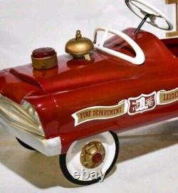 Vintage FULL SIZE Restored Pedal Car GARTON 1960s Fire Depart Ladder Co