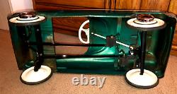 Vintage FULL SIZE SURVIVOR Pedal Car GARTON 1956 Mark V Mark 5 Turquoise, RARE