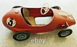 Vintage Ferrari Racer #3 Pedal Car VERY RARE Original