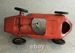 Vintage Ferrari Racer #3 Pedal Car VERY RARE Original