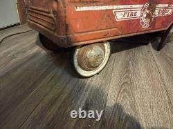 Vintage Fire Chief Pedal Car