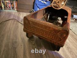 Vintage Fire Chief Pedal Car