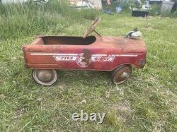Vintage Fire Chief Pedal Car
