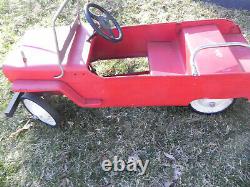 Vintage Fire Patrol Jeep Pedal Car