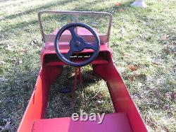 Vintage Fire Patrol Jeep Pedal Car