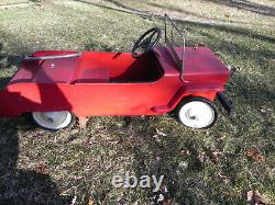 Vintage Fire Patrol Jeep Pedal Car