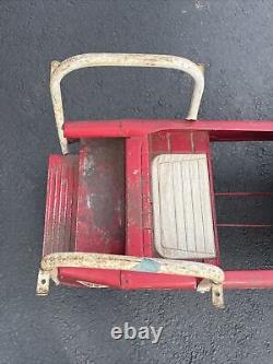 Vintage Fire Truck Chief Pedal Car