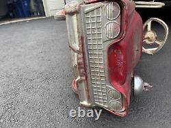 Vintage Fire Truck Chief Pedal Car