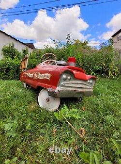 Vintage Fire Truck Pedal Car