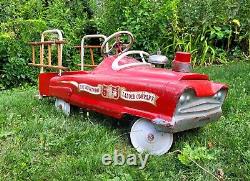 Vintage Fire Truck Pedal Car