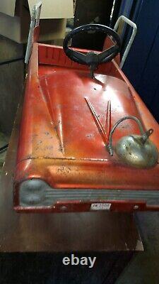 Vintage Fire Truck Pedal Car