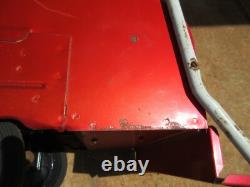 Vintage Fire truck hood and ladder Peddle Car AMF