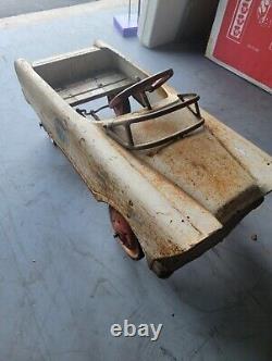 Vintage Flat Face 1963 Murry Pedal car Astronauts car NASA RARE