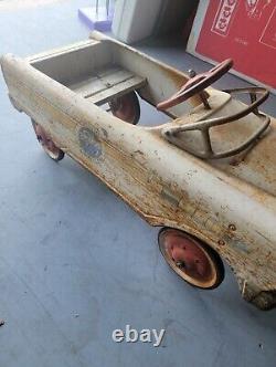 Vintage Flat Face 1963 Murry Pedal car Astronauts car NASA RARE