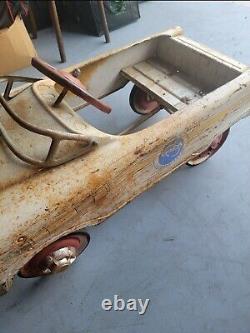 Vintage Flat Face 1963 Murry Pedal car Astronauts car NASA RARE