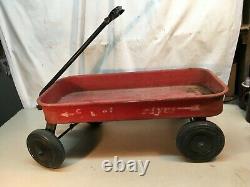 Vintage Flexible Flyer 1976 Metal Wagon 24in Toy Childs size wagon