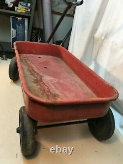 Vintage Flexible Flyer 1976 Metal Wagon 24in Toy Childs size wagon