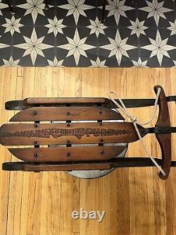 Vintage Flexible Flyer Airline Pursuit. Display/Promotional Sled. Circa 1930's