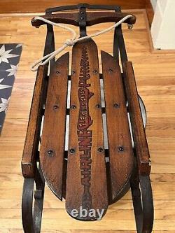 Vintage Flexible Flyer Airline Pursuit. Display/Promotional Sled. Circa 1930's