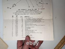 Vintage GENUINE ESKA ORIGINAL INSTRUCTION SHEET Pedal Tractor IH Farmall 560 400