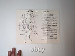 Vintage GENUINE ESKA ORIGINAL INSTRUCTION SHEET Pedal Tractor IH Farmall 560 400