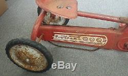 Vintage GGG Powerama Ball Bearing Garton Pedal Tractor Toy Steel FREE SHIPPING