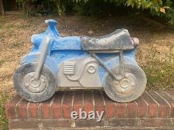 Vintage Gametime Inc, Saddle Mate, Cast Aluminum Motorcycle Playground Toy