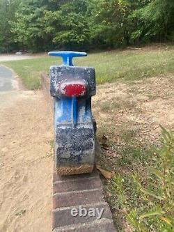 Vintage Gametime Inc, Saddle Mate, Cast Aluminum Motorcycle Playground Toy