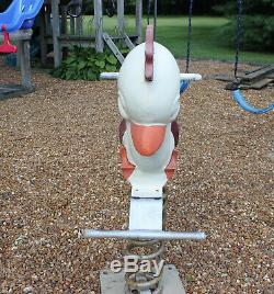 Vintage Gametime, Inc. Saddle Mates Chicken Spring Playground Ride With Base