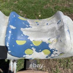Vintage Gametime Saddle Mates Cast Aluminum Riding Playground Ride Rabbit Bunny