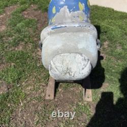 Vintage Gametime Saddle Mates Cast Aluminum Riding Playground Ride Rabbit Bunny