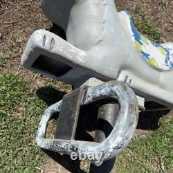 Vintage Gametime Saddle Mates Cast Aluminum Riding Playground Ride Rabbit Bunny