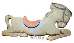 Vintage Gametime Saddle Mates Cast Playground Spring Ride Donkey Carousel