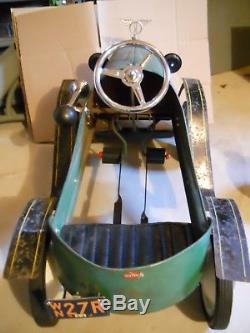 Vintage Garton Custom Tin Lizzy Pedal Car Rat Rod Model A T Ford