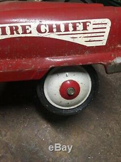 Vintage Garton Fire Chief Pedal Car