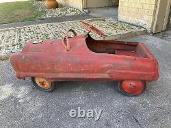 Vintage Garton Mark V Pedal Car, rare, 1960, Fire Dept, Ladder Co, #1