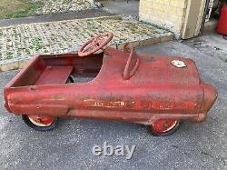 Vintage Garton Mark V Pedal Car, rare, 1960, Fire Dept, Ladder Co, #1