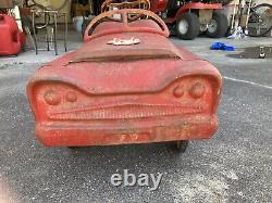 Vintage Garton Mark V Pedal Car, rare, 1960, Fire Dept, Ladder Co, #1