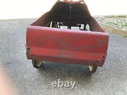 Vintage Garton Mark V Pedal Car, rare, 1960, Fire Dept, Ladder Co, #1