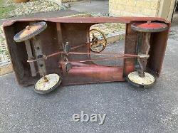 Vintage Garton Mark V Pedal Car, rare, 1960, Fire Dept, Ladder Co, #1