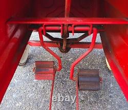 Vintage Garton Sad Face Red Pedal Car Nice Condition