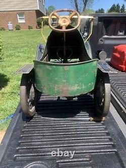 Vintage Garton Tin Lizzy Pedal Car Good Working Condition Original Paint