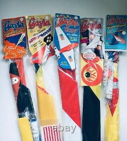 Vintage Gayla Kite mixed set of 5 Guided Kites MIP 1970's USA